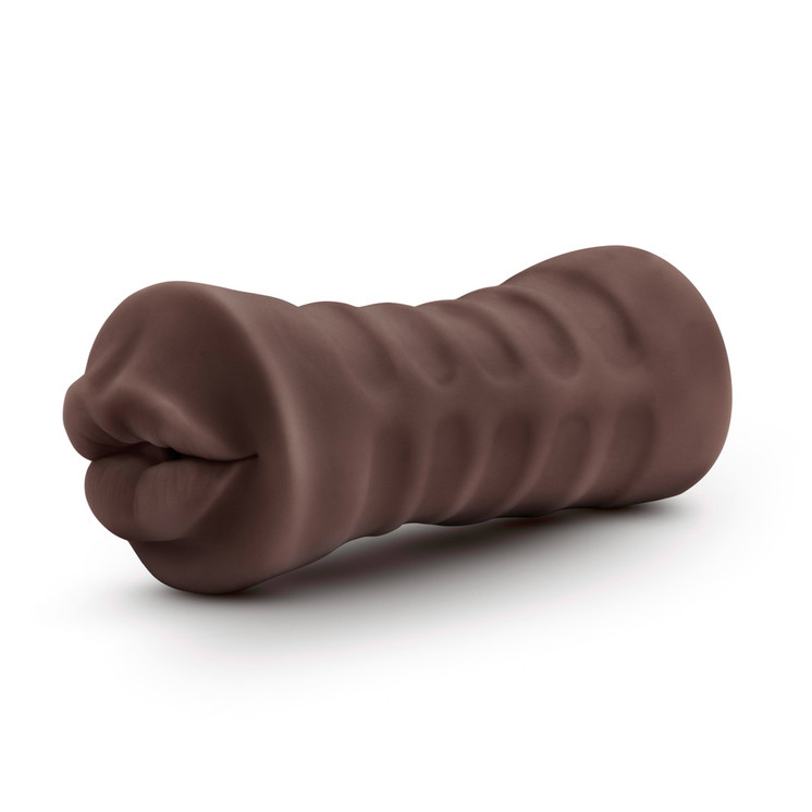 Hot Chocolate Renee Mouth Vibrating Masturbator - oral vibrator