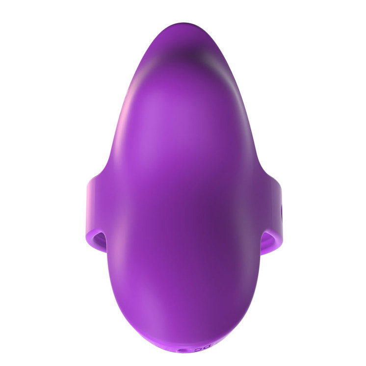 pretty purple tiny finger vibrator sex toy