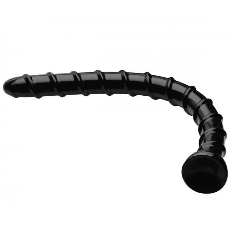 Hosed 18 Inch Swirl Anal Snake Dildo