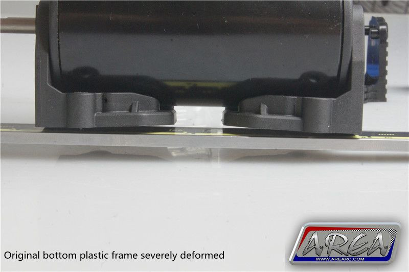 xmaxx metal motor mount blue Dgi racing