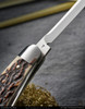 Bose, Tony 3 Blade Rodgers Whittler in Stag and Remington Bone, Serial #7 and #3 - SOLD 