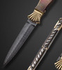 Steigerwalt, Ken 18K Gold and Black Lip Pearl Folder by Ken Steigerwalt with Turkish Twist Damascus Blade by Jerry Rados 