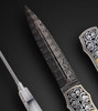 Biggs Jasper Interframe Automatic Lockback Dagger by Warren Osborne with 24K Gold Engraving by Julie Warenski
