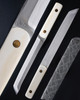 Tanto by Phil Hartsfield, with Hamon Blade and Antique Mammoth Handle
