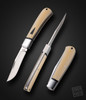 Single Blade Trapper with Antique Westinghouse Micarta Scales, Handmade by Bill Ruple, Hall Of Fame Inductee, 2022  ❗NEW, BLADE SHOW 2025