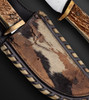 One of a Kind Skinner by William Wales Scagel, with Moose Horn Handle with Silver Arrowhead Shield, Custom Made for Famous Sportsman: Ed.G.Moore, Circa 1923, Sold out of VL&A, ❗RARE❗
