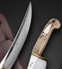 One of a Kind Camp Knife by William Wales (Bill) Scagel), with Moose Handle, Silver Arrowhead Shield, Custom Made for Famous Sportsman, Ed.G.Moore, Circa 1923; Sold Out of VL&A, Chicago, ❗RARE❗PUBLISHED❗