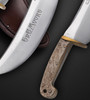 One of a Kind Camp Knife by William Wales (Bill) Scagel), with Moose Handle, Silver Arrowhead Shield, Custom Made for Famous Sportsman, Ed.G.Moore, Circa 1923; Sold Out of VL&A, Chicago, ❗RARE❗PUBLISHED❗