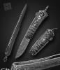 "GLIMMERS" 4/1/83 #48, All Damascus Folder by Jim Schmidt ❗RARE❗