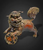 Antique Chinese Bronze Pixiu (Guardian Lion) Incense Burner