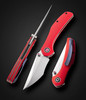CMF Metalworks Custom • Natural Ruby Inlays • One-of-One  Luxury Collector Folding Knife