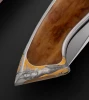 Charles Bennica Folder with Mammoth Ivory, Engraved by Ezio Zatti
