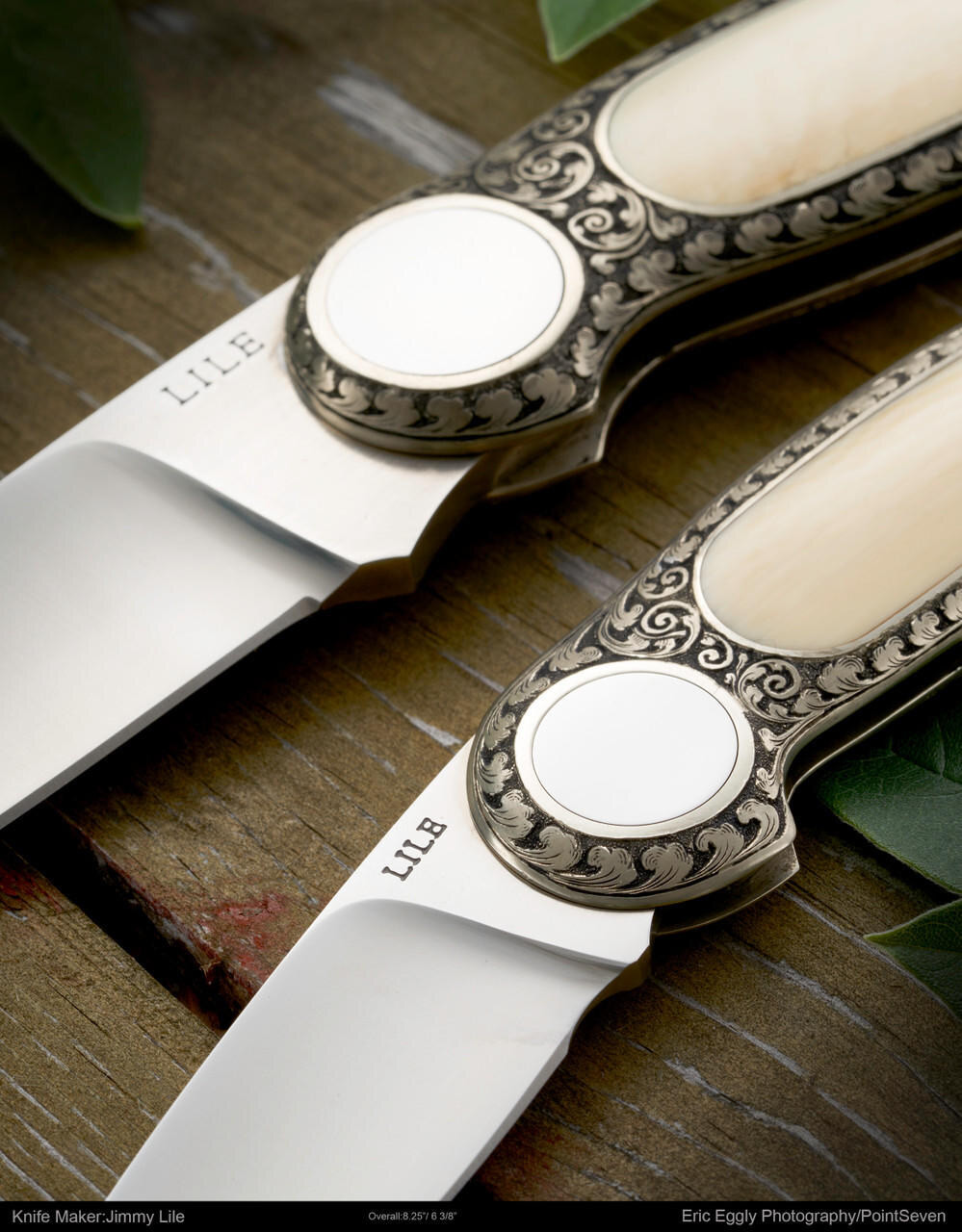 Lile, Jimmy, Mammoth Button Lock Folding Knife Set - SOLD Knife