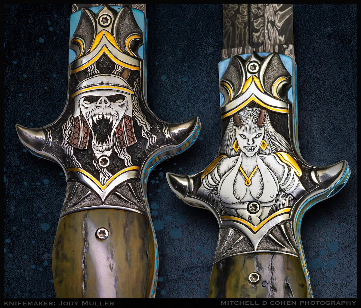 Muller, Jody, Mammoth Linerlock Knife | Farina Fine Arts, The