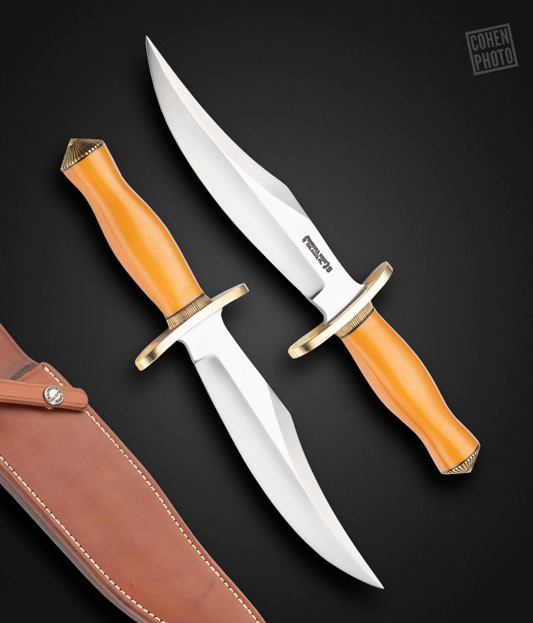 Randall Made Knives, Model #12-8, Westinghouse Gold Micarta and