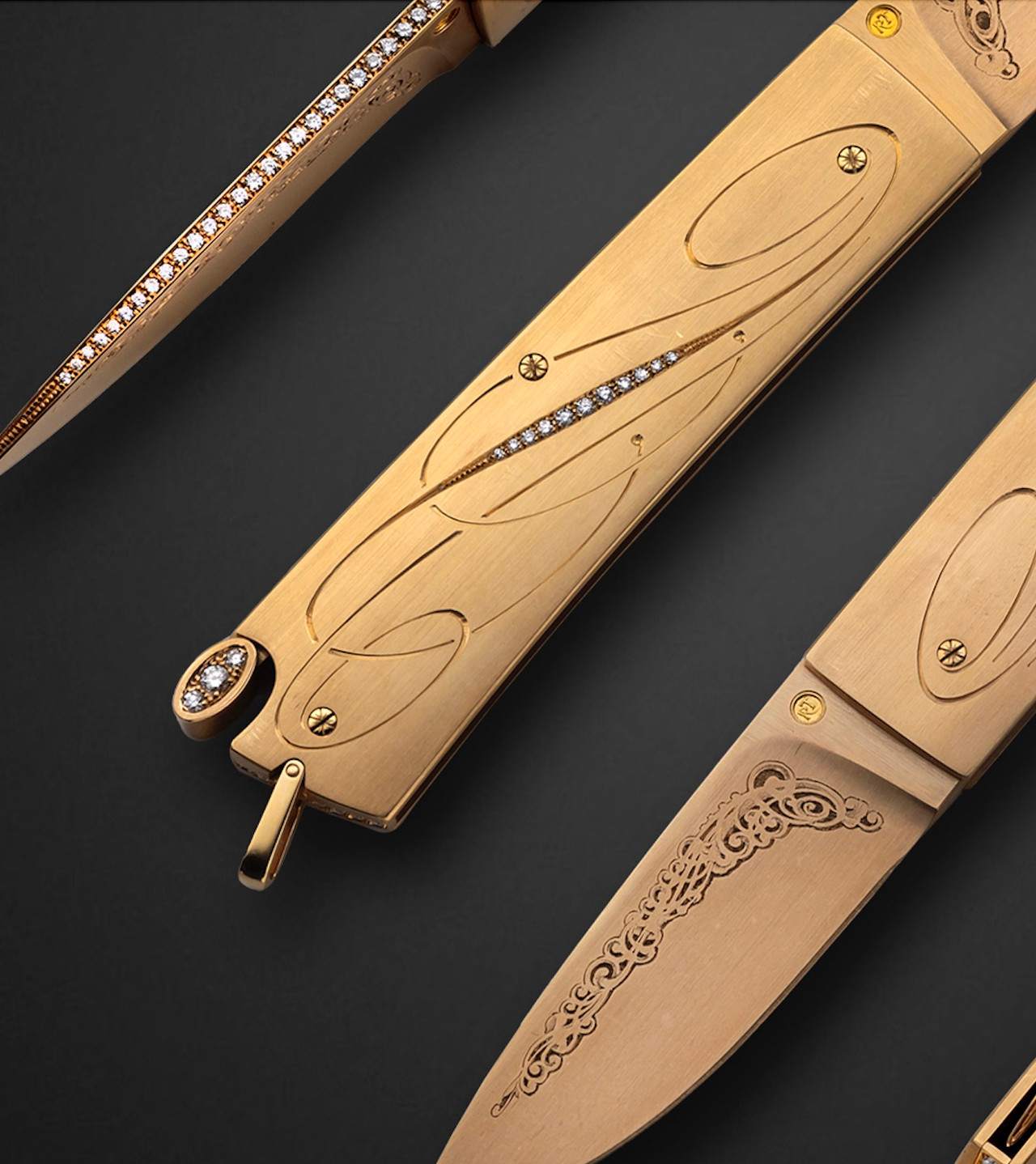Tschager, Reinhard, 18K Solid Yellow Gold Folder by Reinhard