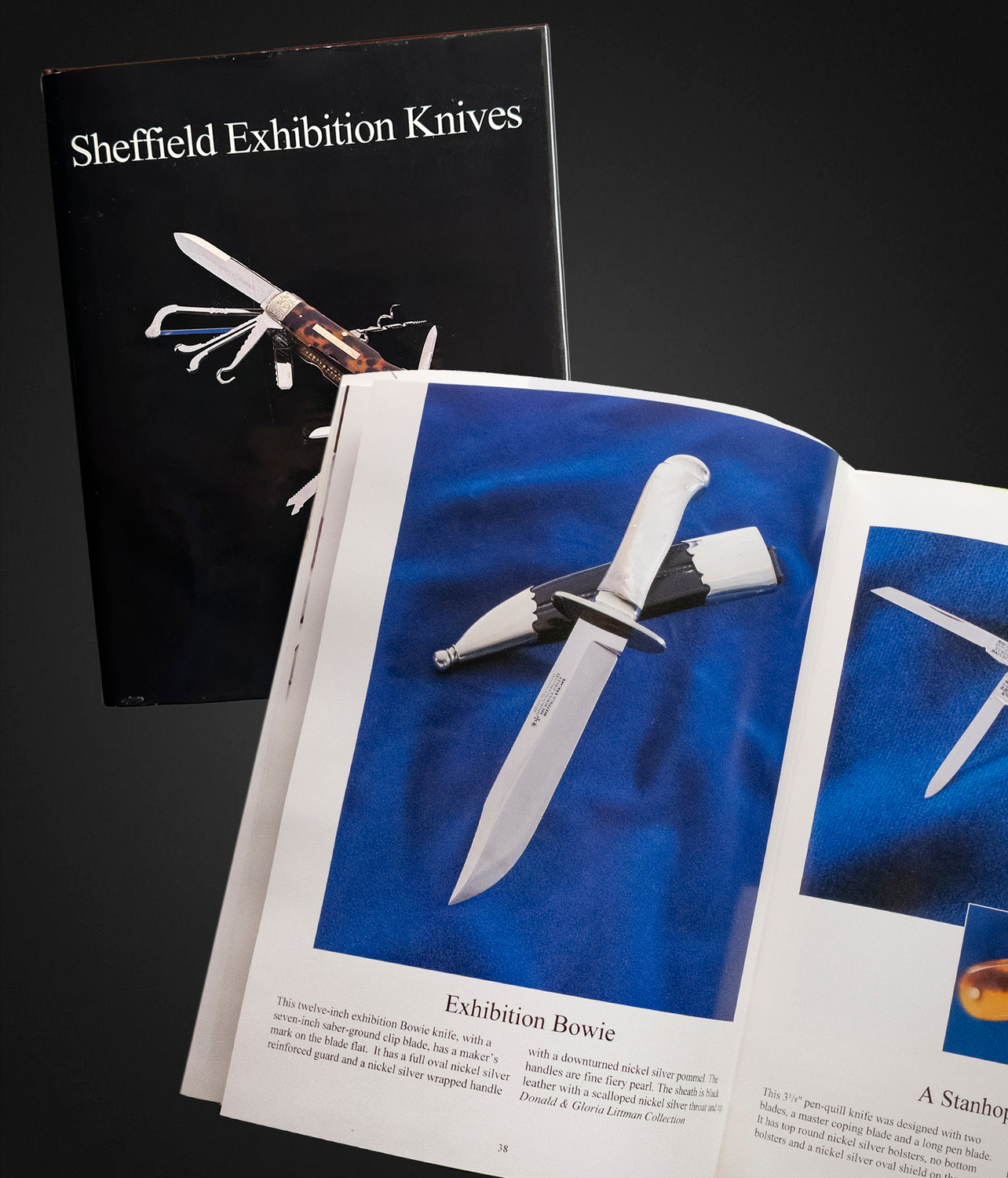 Joseph Rogers & Sons, *Published, Fixed Pearl Bowie Knife with