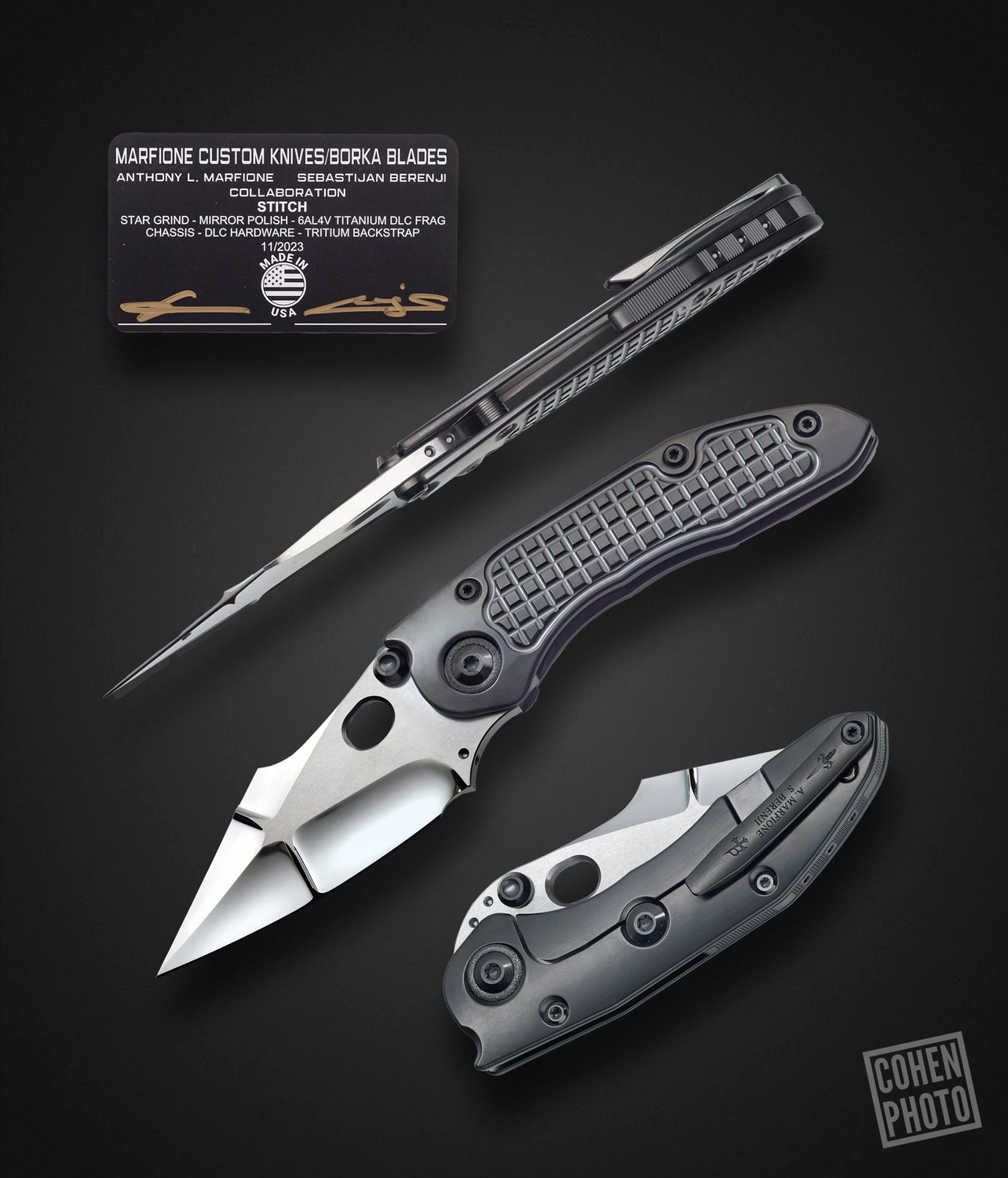 Marfione, Anthony, Marfione Custom & Borka Blades Collaboration