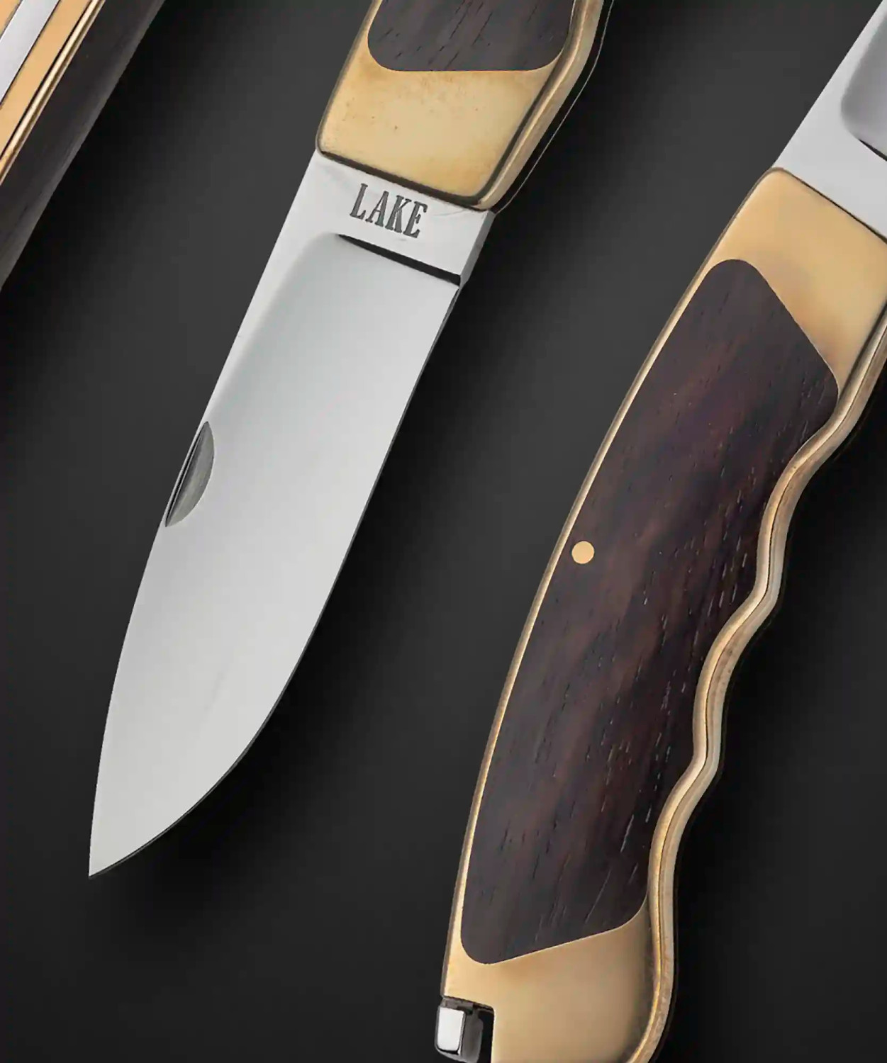 Lake, Ron, Brass Interframe with Ironwood, Tail Lock by Ron Lake
