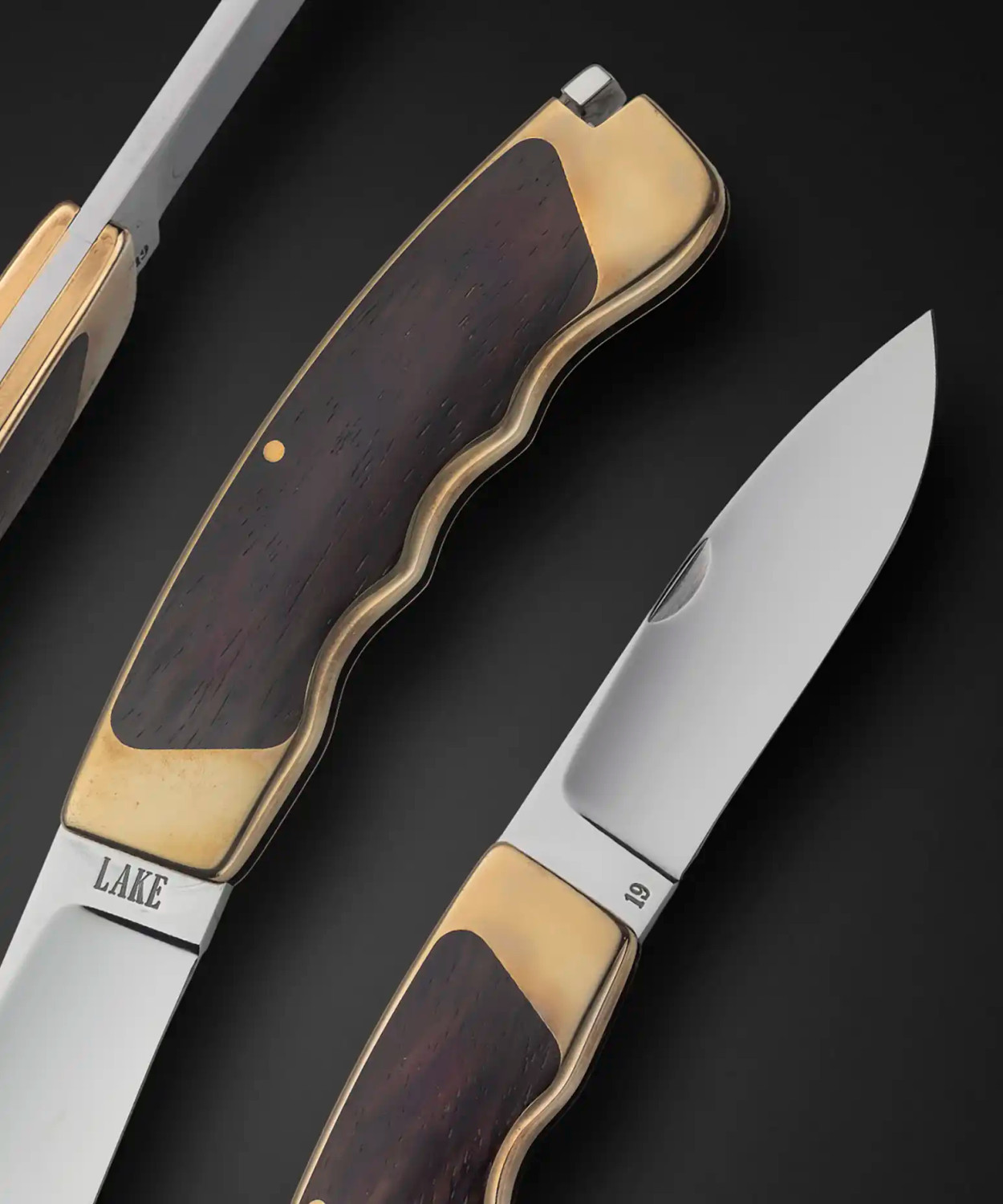 Lake, Ron, Brass Interframe with Ironwood, Tail Lock by Ron Lake