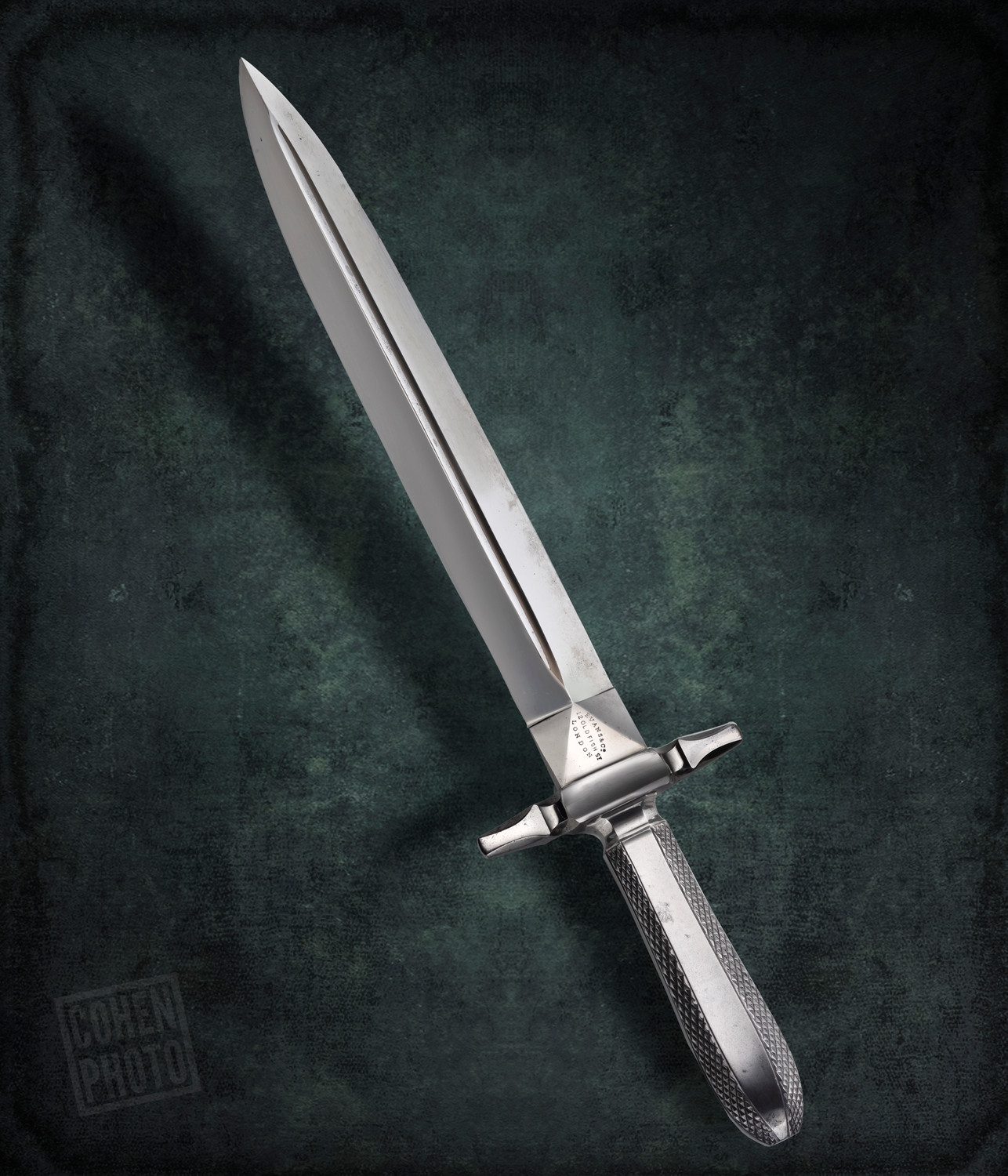 Sheffield, Rare, Sheffield Showpiece Bowie, Dagger Knife | Farina