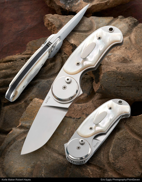  Hayes, Robert - Bolster Lock Folder with Mother of Pearl 
