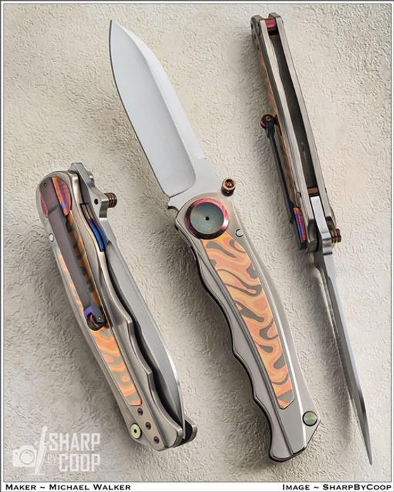 Walker, Michael Custom Folding Knife  - SOLD 