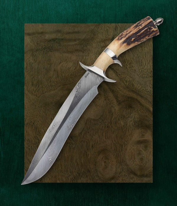 Siska, Jim SOLD -  Large Subhilt Fighter with Dated Sheath - SOLD 