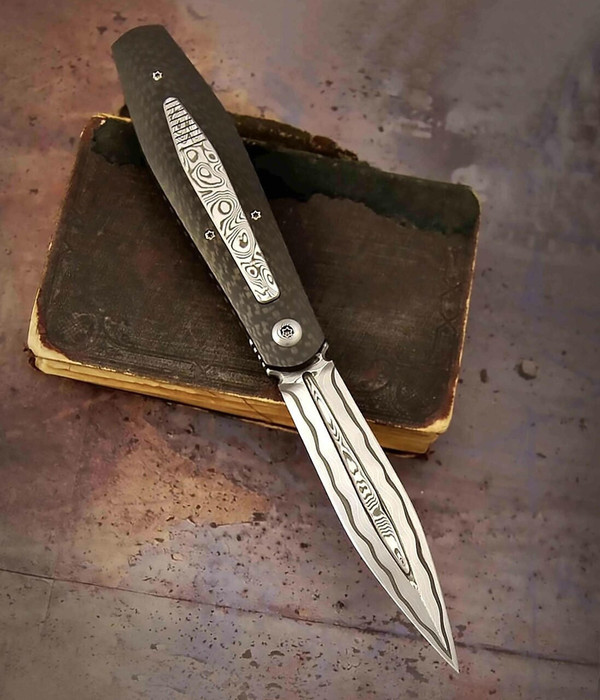 Crotto, Nicanor, Sterling Silver Reposé Snake Dagger with