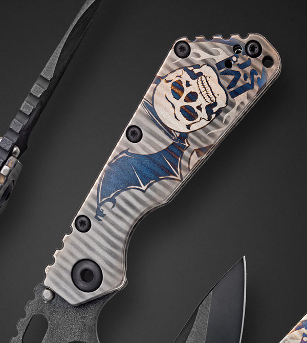 Mick Strider Custom Knives, Mick Strider Full Custom Titanium