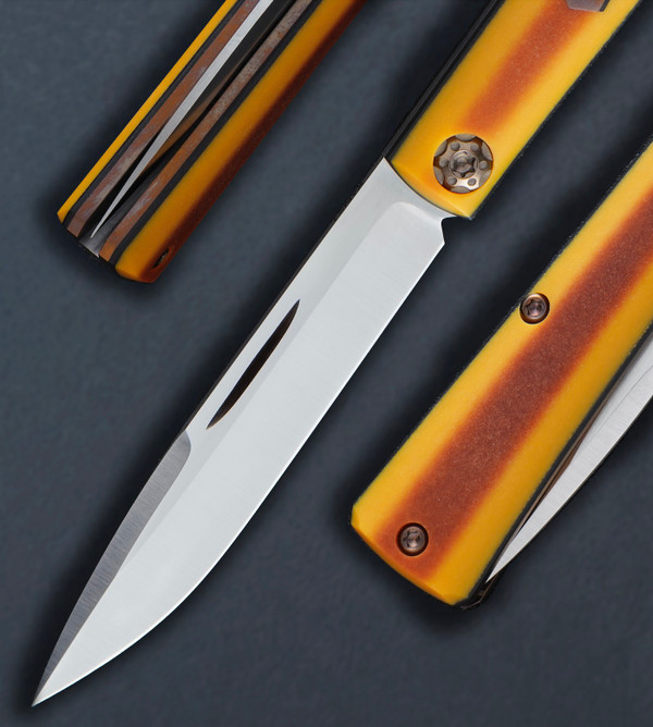 CERO Pattern Slipjoint by Evan Nicolaides with Westinghouse Butterscotch Paper CERO Pattern Slipjoint by Evan Nicolaides with Westinghouse Butterscotch Paper