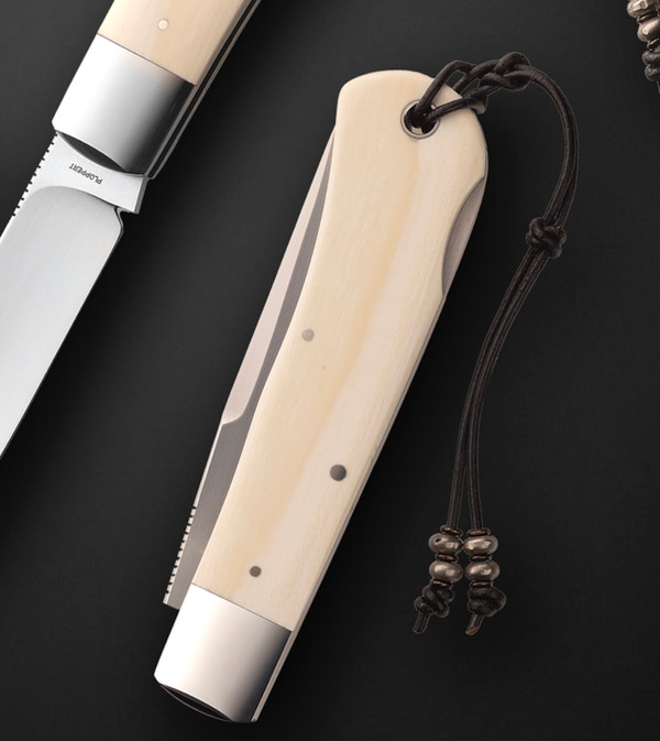 F1 - Pro, Lockback Folder with Antique Mammoth Scales by Tom Ploppert