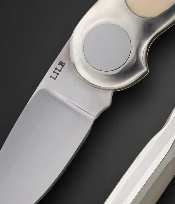 Button Lock by Jimmy Lile, with Antique Mammoth Inlays, #300