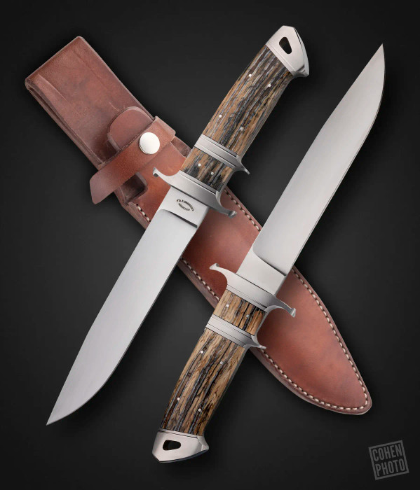 Integral Subhilt with Mammoth Scales, 12.75" OA, by Dietmar Kressler Integral Subhilt with Mammoth Scales, 12.75" OA, by Dietmar Kressler