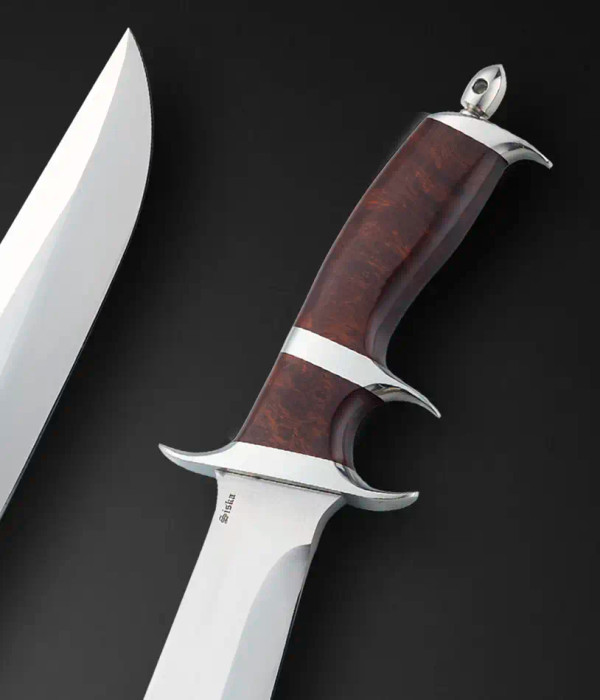 Ironwood Subhilt, 18.75" OA, by Jim Siska, 12 on Back of Sheath Ironwood Subhilt, 18.75" OA, by Jim Siska, 12 on Back of Sheath