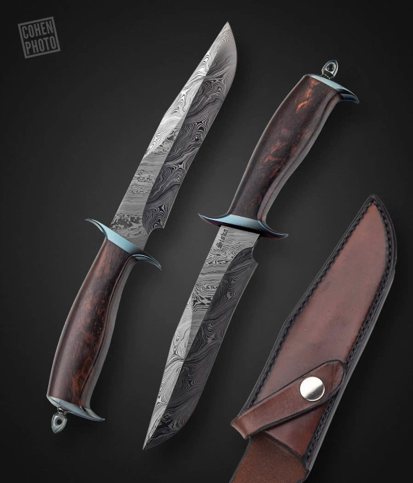 Ironwood Fighter, 10.75" OA, by Jim Siska, 98 on Back of Sheath Ironwood Fighter, 10.75" OA, by Jim Siska, 98 on Back of Sheath