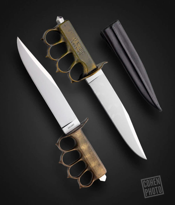 Custom L.F & C. 1918 Trench Knife by D.E. Henry