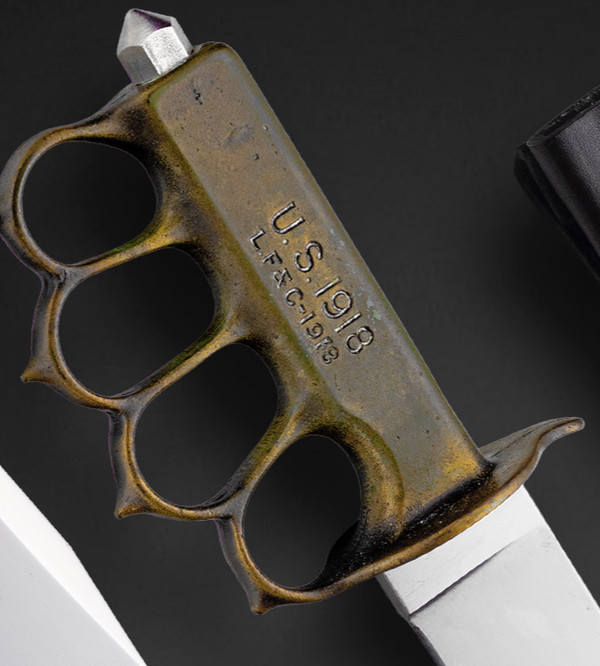 Custom L.F & C. 1918 Trench Knife by D.E. Henry