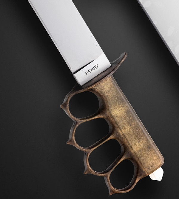 Custom L.F & C. 1918 Trench Knife by D.E. Henry