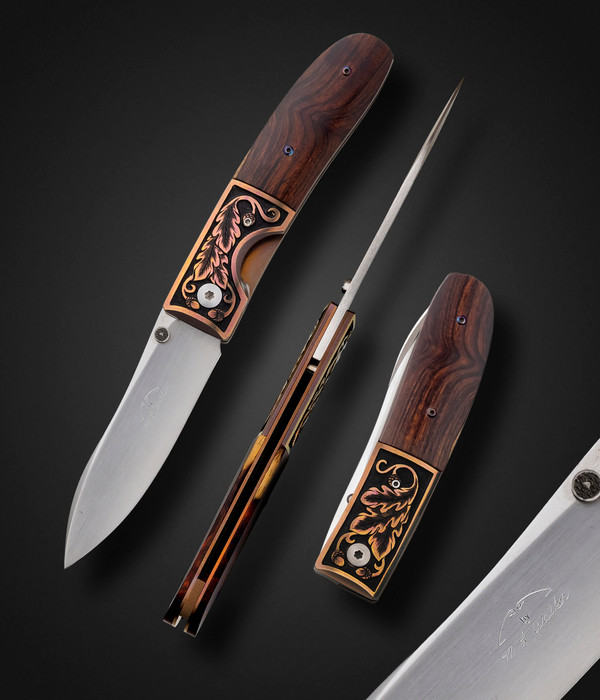 Michael Walker Engraved Liner Lock