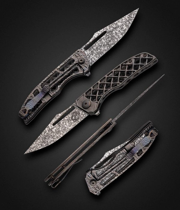 John Gray Custom Slitter V2 Flipper Ti  Frame Lock