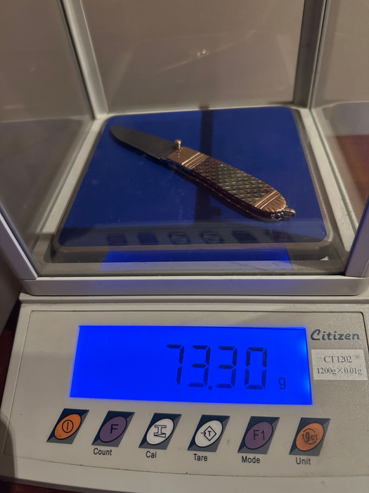 Barry Davis 18K Gold Custom Folder