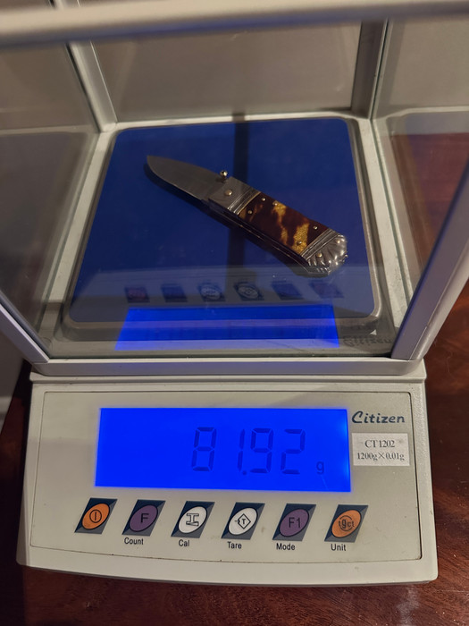 Barry Davis Custom Drop Point Folder