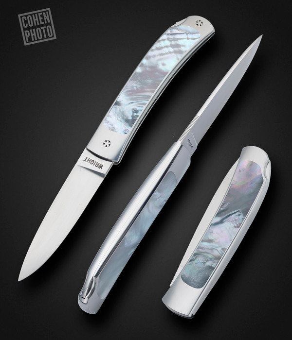 Timothy Wright's Mother of Pearl, Interframe Stainless Steel Folder