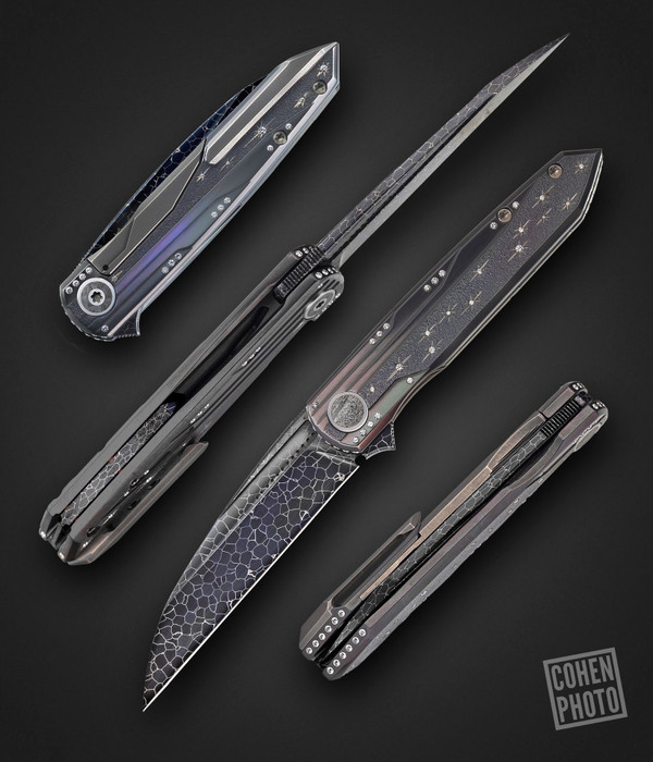 D.C.Munroe Astral Glyph Frame Lock Flipper