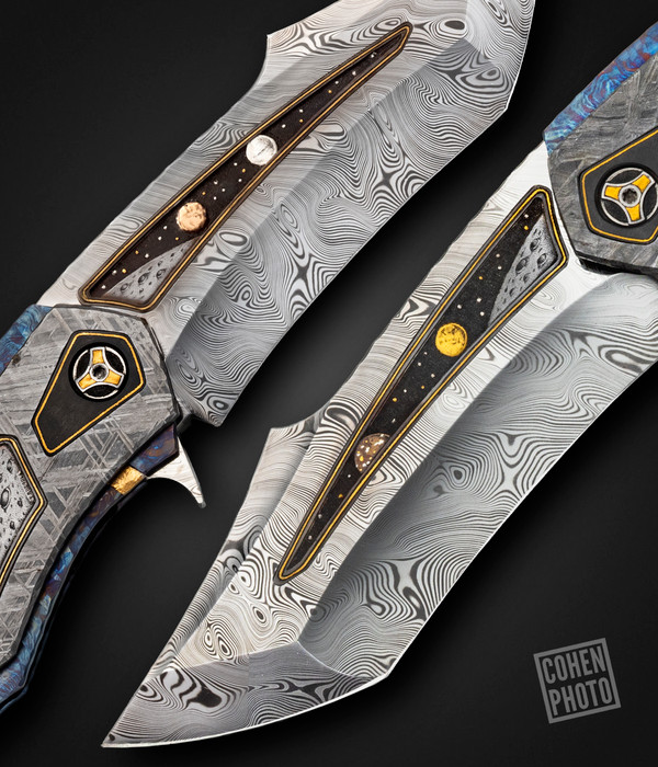 Messori Quinto Elemento Custom Folder with Meteorite