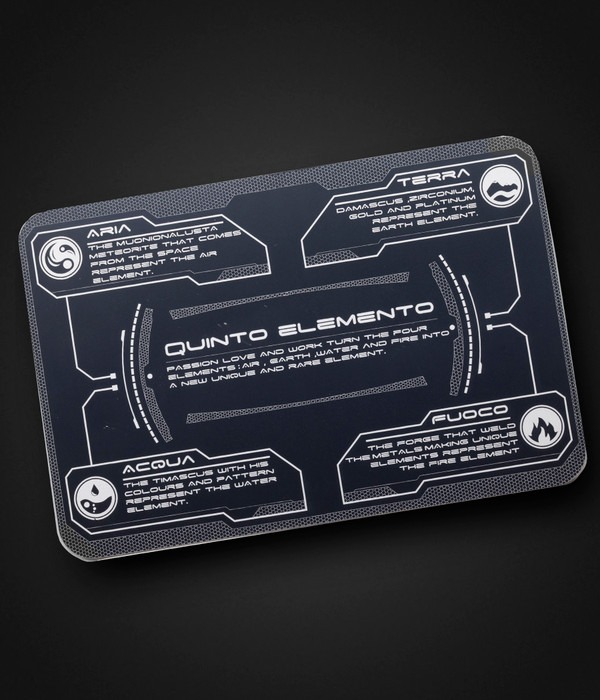 Messori Quinto Elemento Custom Folder with Meteorite