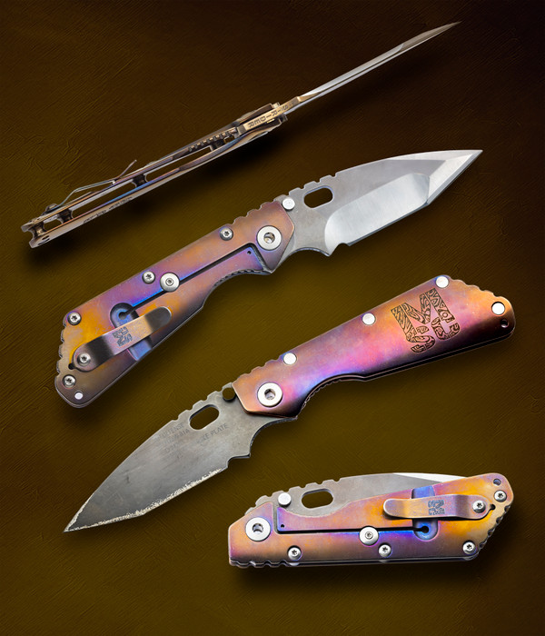Mick Strider Custom Knives, Strider - MSC XL smf. DGG Level IV
