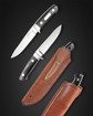 Loveless/Merritt - Semi-Skinner with Black Micarta, Stainless Steel Shield