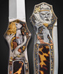 Leda and the Swan, Automatic Folder by Joe Kious, Engraved by C.J. Cai